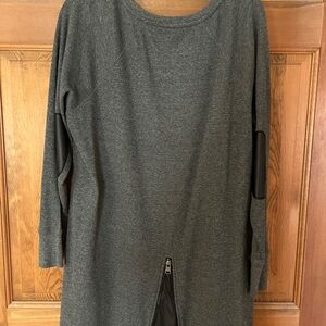 Calvin Klein Women’s Performance Quick-Dry Thermal Pullover Top Grey size 1X